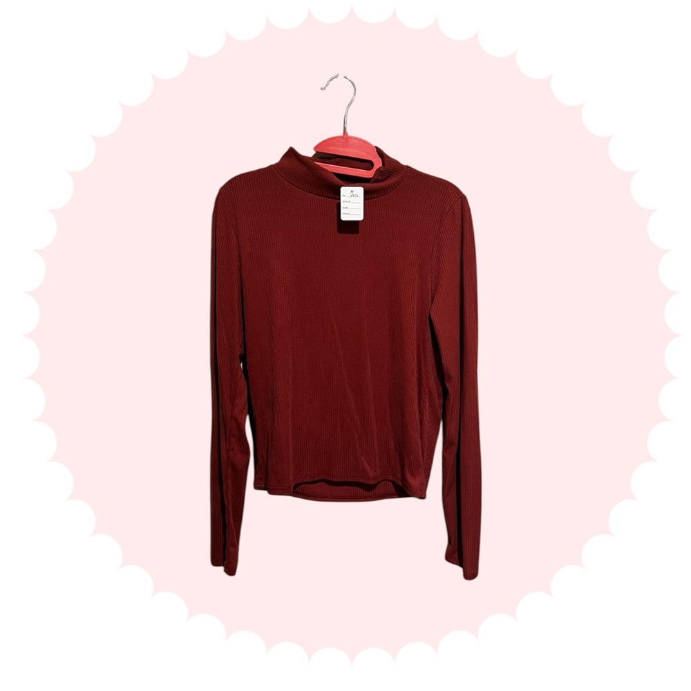 ✨Soft wine turtleneck✨
